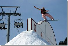 сноубордист в Майрхофене